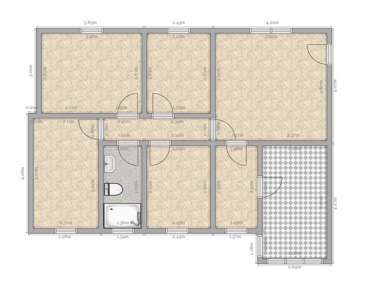 4 soveværelse Lejlighed til salg i Sevilla by - € 232.500 (Ref: 9247343)