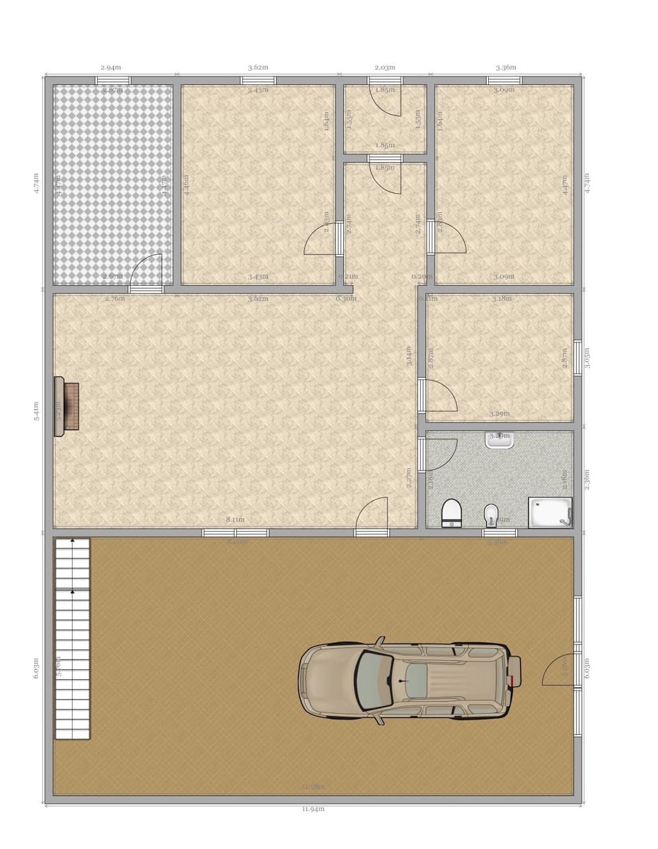 3 soveværelse Bungalow til salg i Las Pajanosas - € 199.000 (Ref: 9282276)