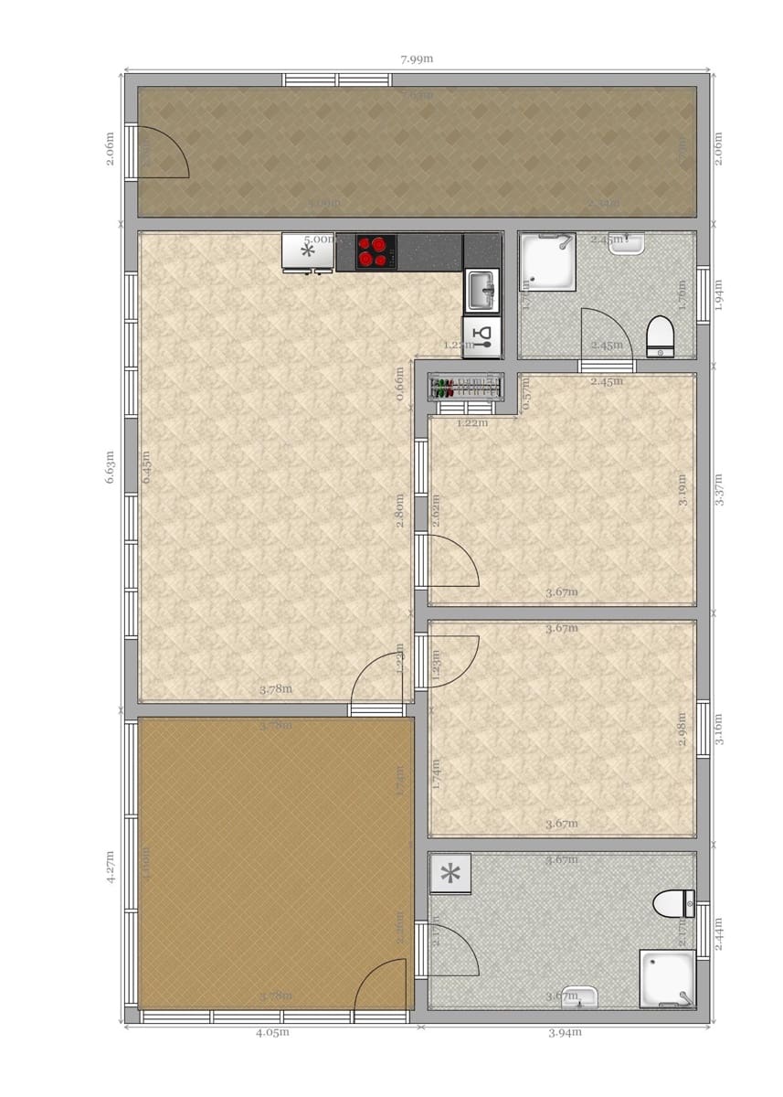 5 bedroom Villa for sale in Sanlucar la Mayor with pool - € 414,520 (Ref: 9317893)