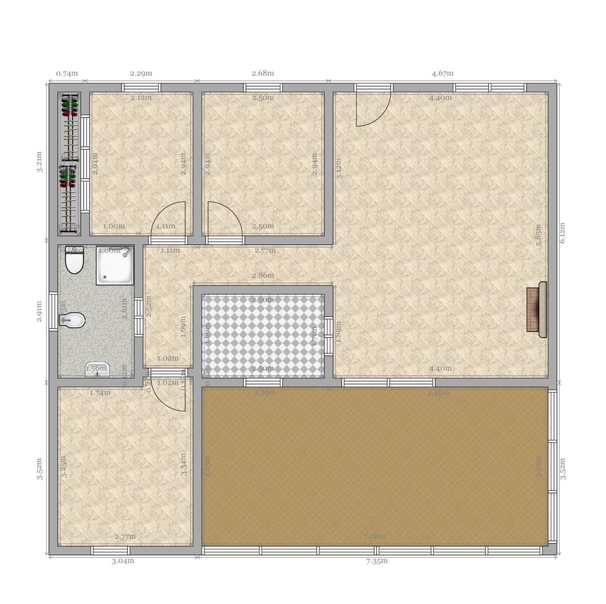 5 bedroom Villa for sale in Sanlucar la Mayor with pool - € 414,520 (Ref: 9317893)