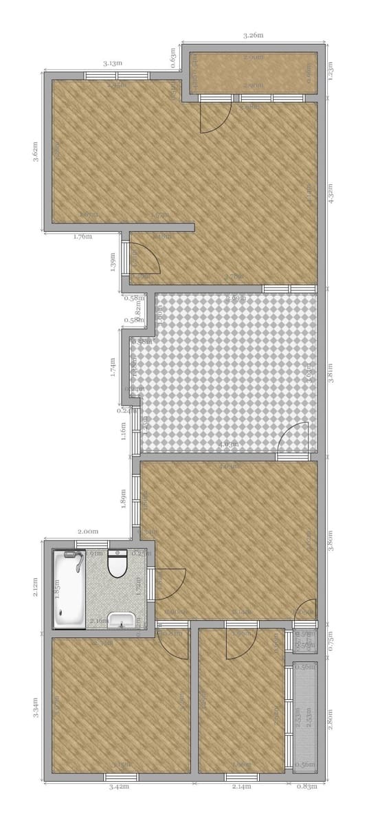 2 sypialnia Mieszkanie na sprzedaż w Miasto Sewilla - 405 500 € (Ref: 9341254)