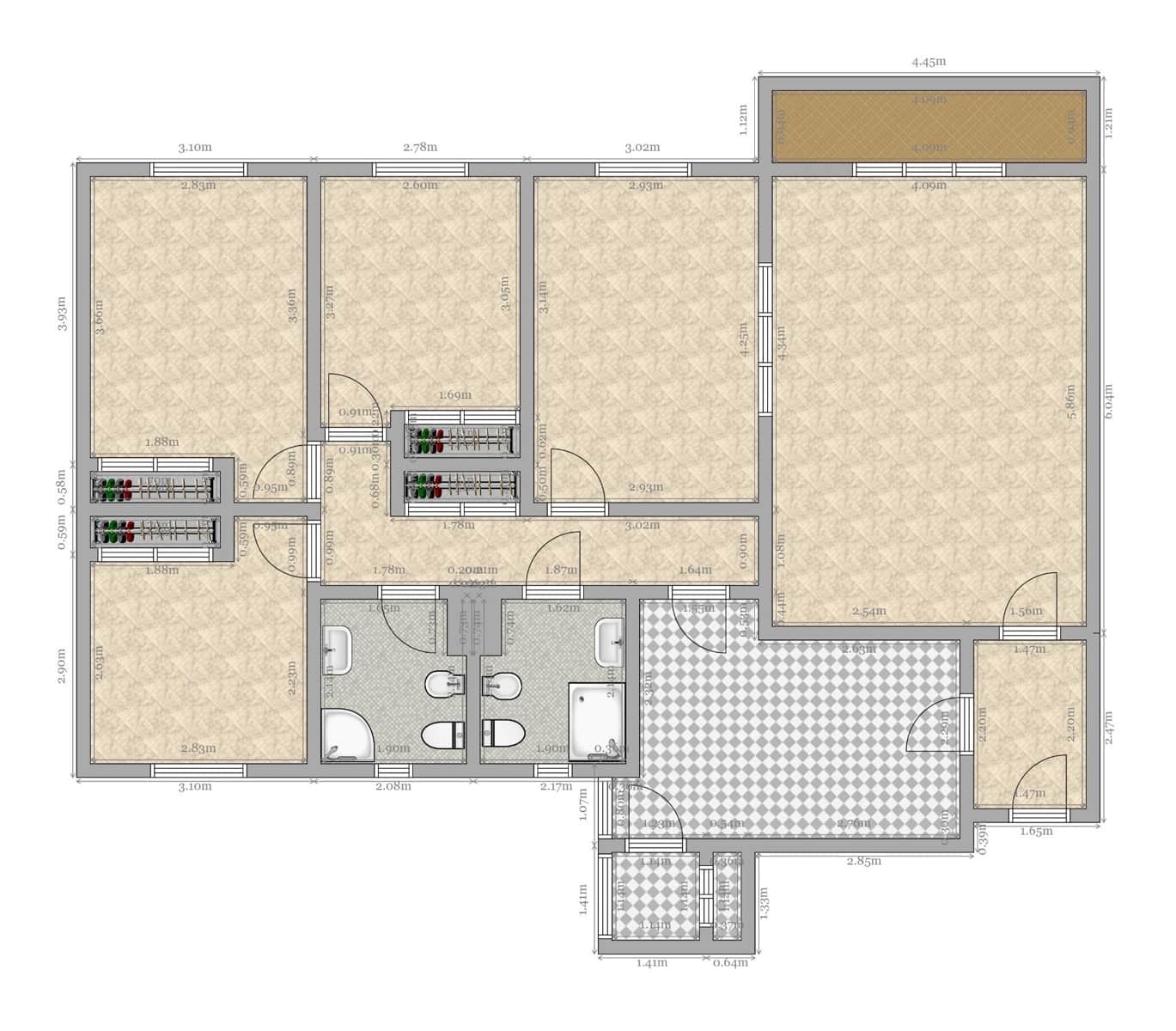 3 quarto Apartamento para venda em Sevilha cidade com garagem - 519 700 € (Ref: 9367618)