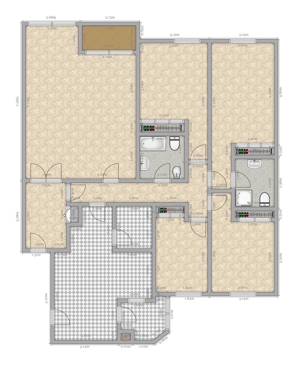 4 soverom Leilighet til salgs i Sevilla by med garasje - € 655 000 (Ref: 9385685)