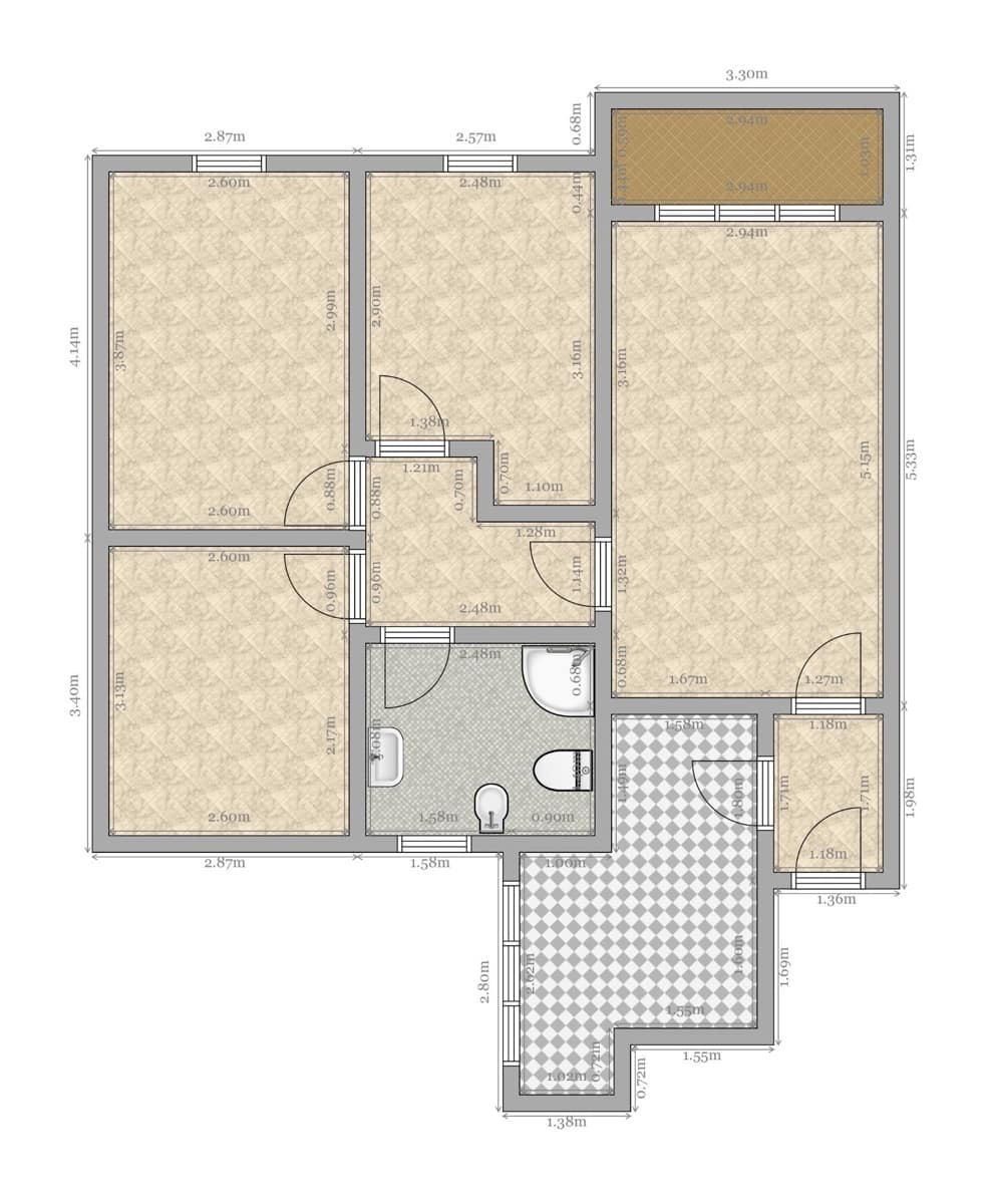 3 sypialnia Mieszkanie na sprzedaż w Miasto Sewilla - 195 000 € (Ref: 9387988)