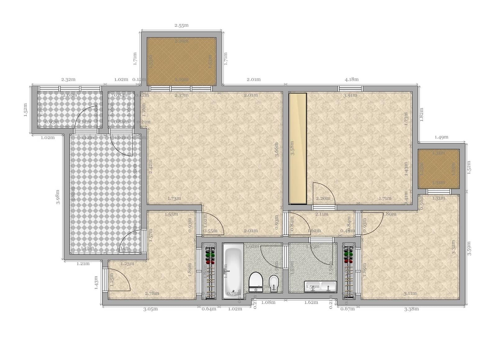 2 soveværelse Lejlighed til salg i Sevilla by med swimmingpool - € 249.990 (Ref: 9390953)