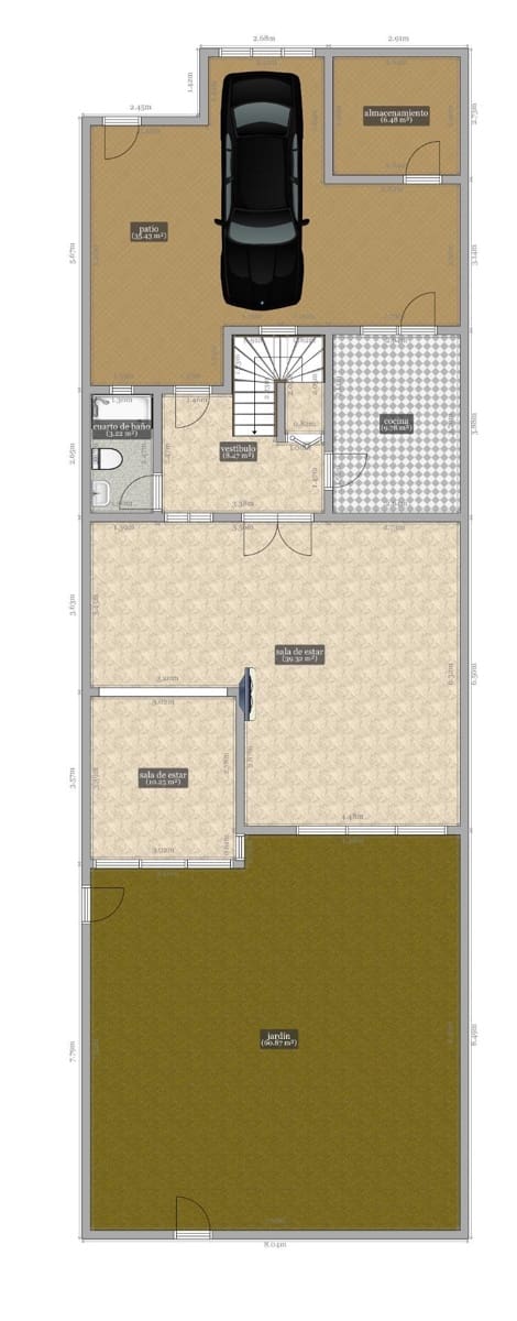 5 bedroom Semi-detached Villa for sale in Las Pajanosas with pool garage - € 299,000 (Ref: 9401160)