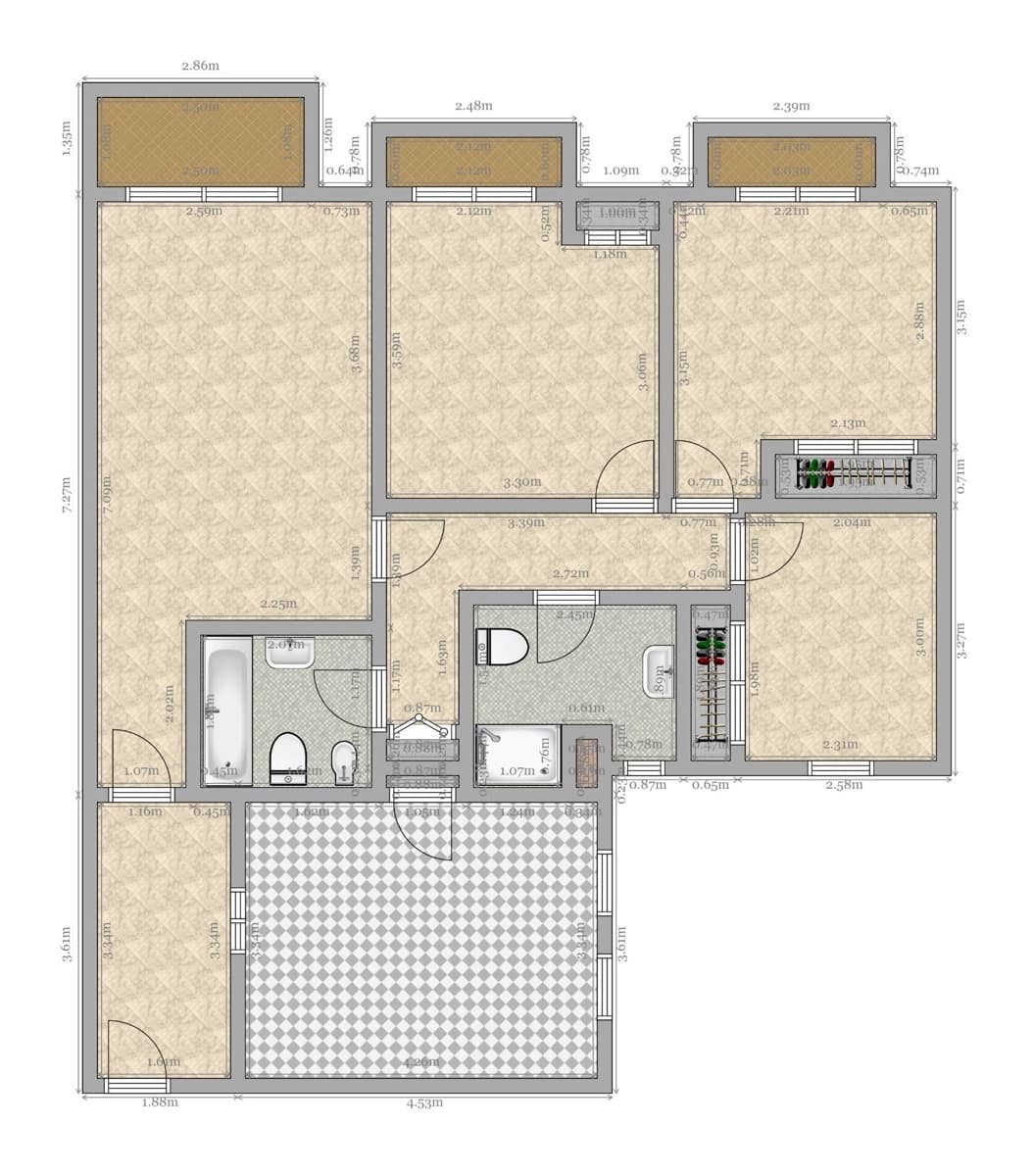3 camera da letto Appartamento in vendita in Siviglia citta con garage - 565.000 € (Rif: 9403473)