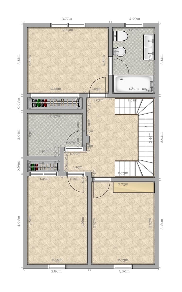 3 chambre Villa/Maison Mitoyenne à vendre à Montequinto avec garage - 339 000 € (Ref: 9437185)