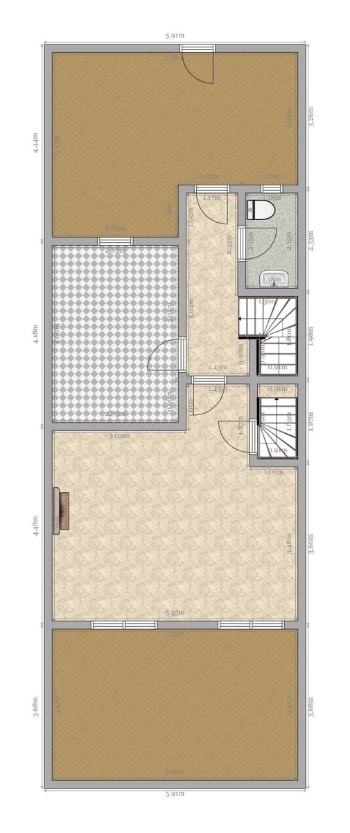 3 chambre Villa/Maison Mitoyenne à vendre à Montequinto avec garage - 339 000 € (Ref: 9437185)