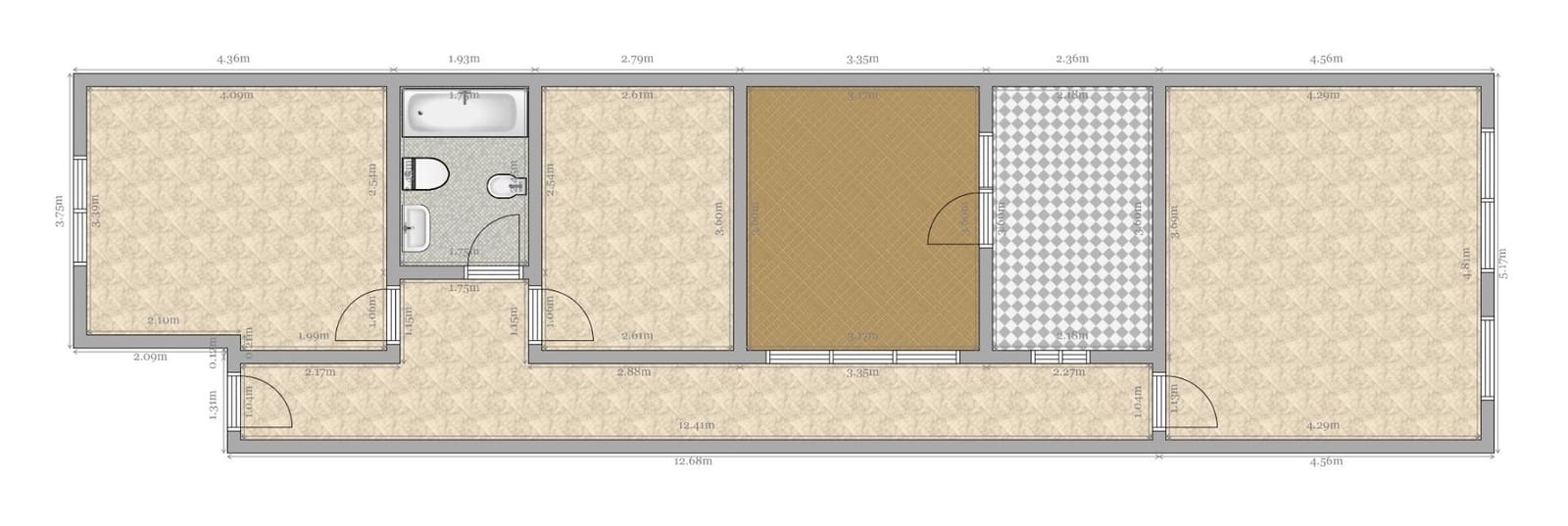 2 soveværelse Lejlighed til salg i Alcala del Rio med garage - € 149.000 (Ref: 9437186)