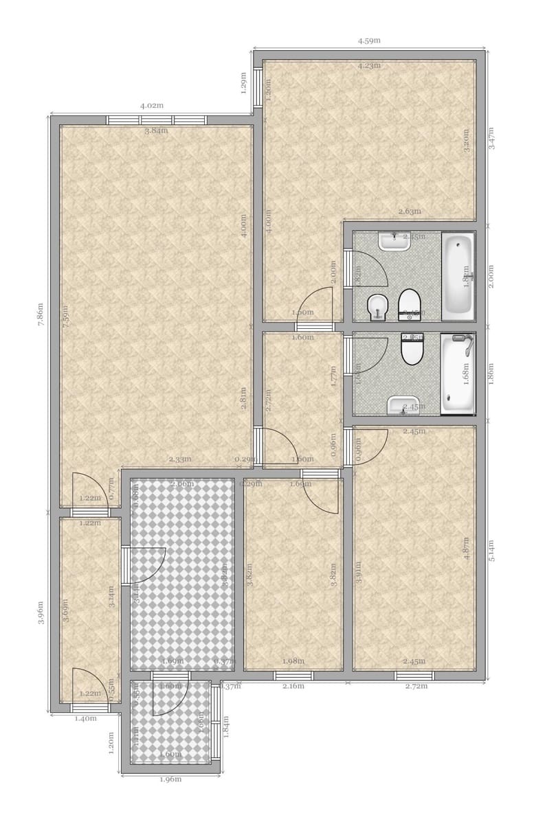 3 slaapkamer Flat te koop in Tomares met garage - € 245.000 (Ref: 9440599)