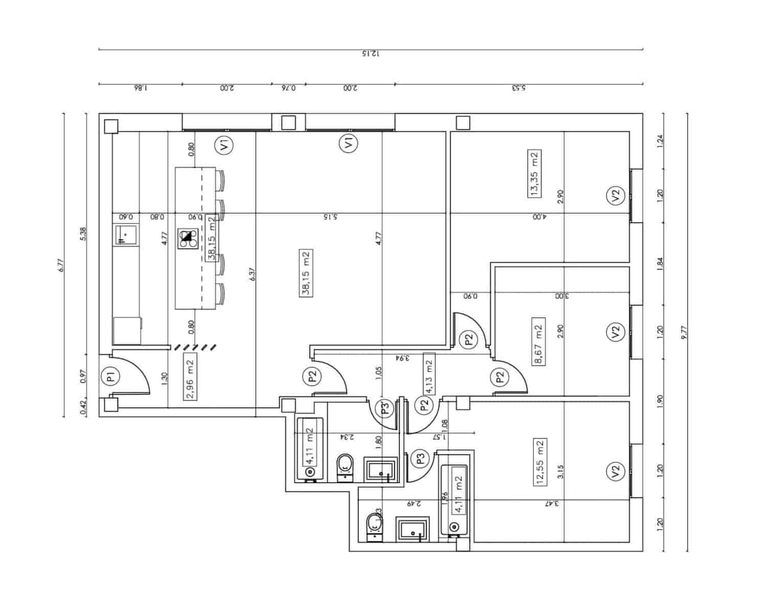 3 soverom Leilighet til salgs i Sevilla by - € 270 000 (Ref: 9468522)