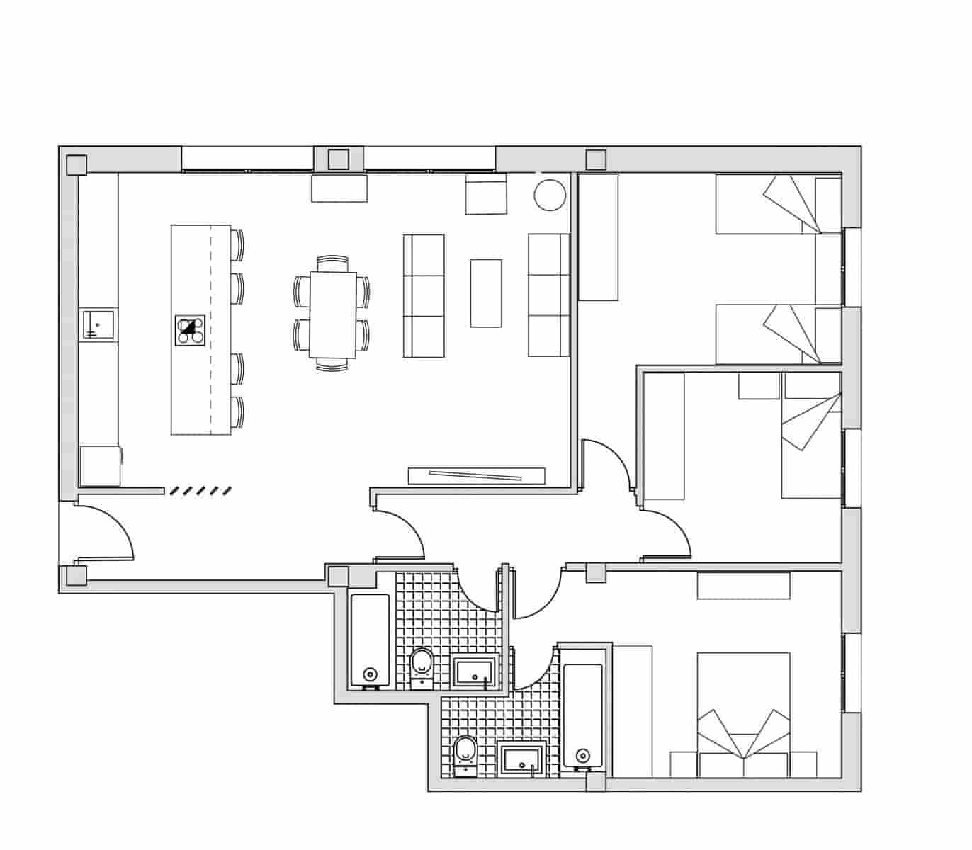3 soverom Leilighet til salgs i Sevilla by - € 270 000 (Ref: 9468522)