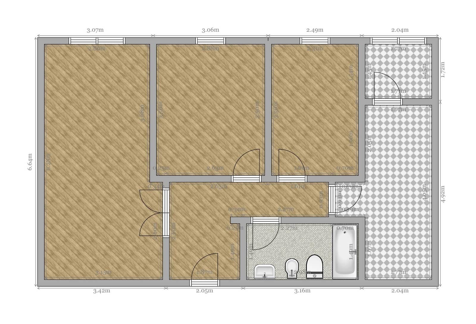 2 soveværelse Lejlighed til salg i Sevilla by med garage - € 210.000 (Ref: 9491487)