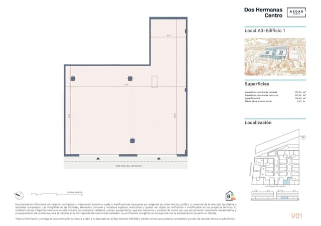 Erhverv til salg i Dos Hermanas - € 105.000 (Ref: 9530647)