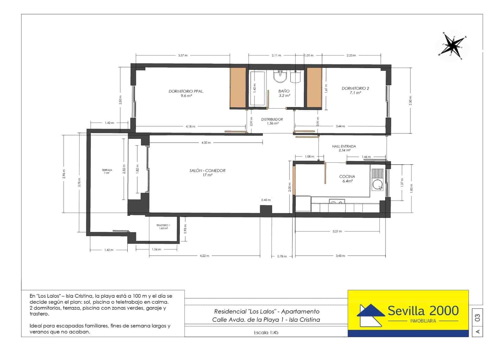2 camera da letto Appartamento in vendita in Isla Cristina con piscina garage - 225.000 € (Rif: 9543726)