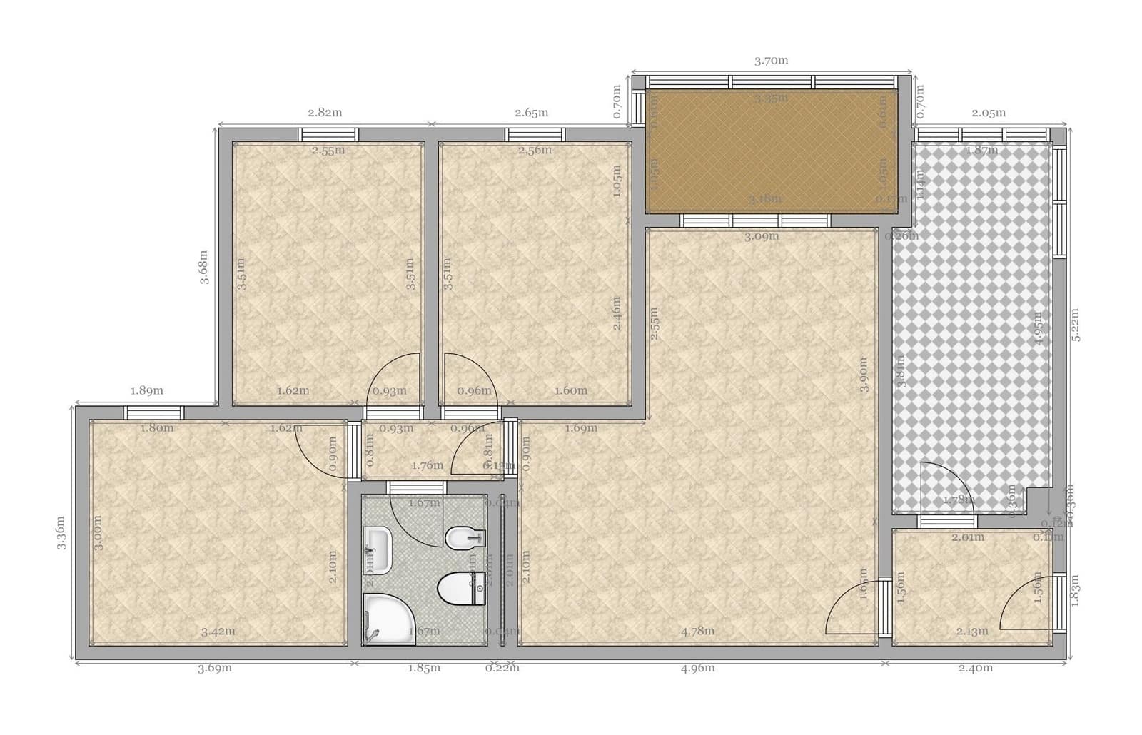 3 bedroom Flat for sale in Seville city - € 118,000 (Ref: 9551626)