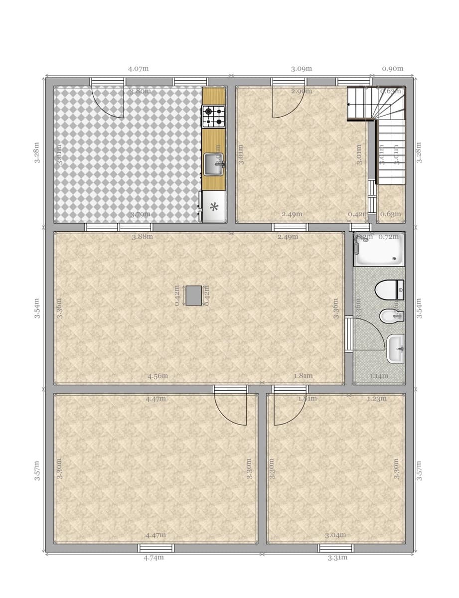 Apartamento de 5 habitaciones en Sevilla ciudad en venta - 250.000 € (Ref: 9611611)