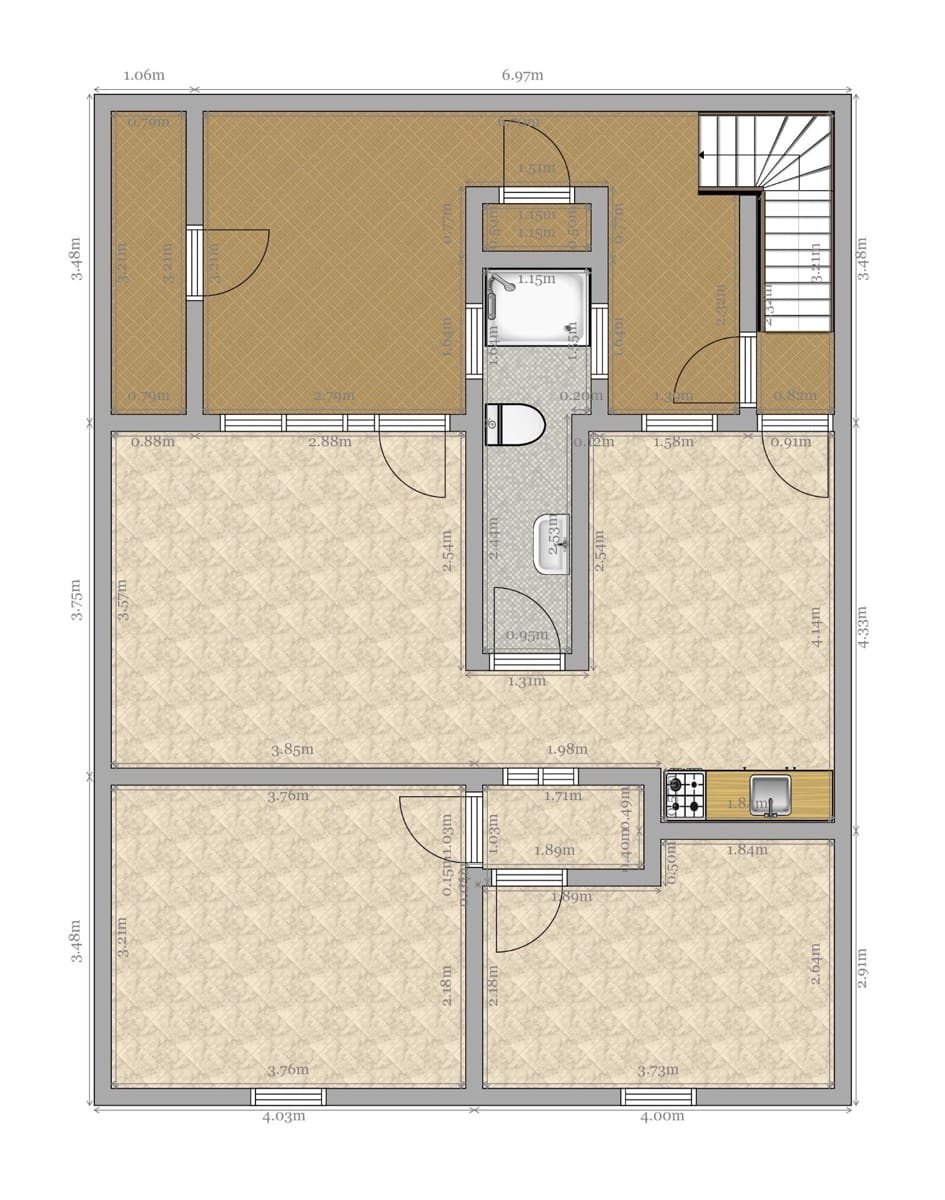 Apartamento de 5 habitaciones en Sevilla ciudad en venta - 250.000 € (Ref: 9611611)