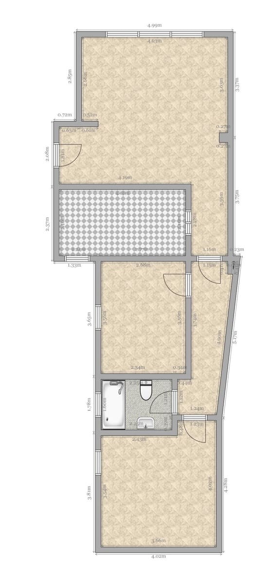 2 quarto Apartamento para venda em Sevilha cidade - 259 990 € (Ref: 9619342)