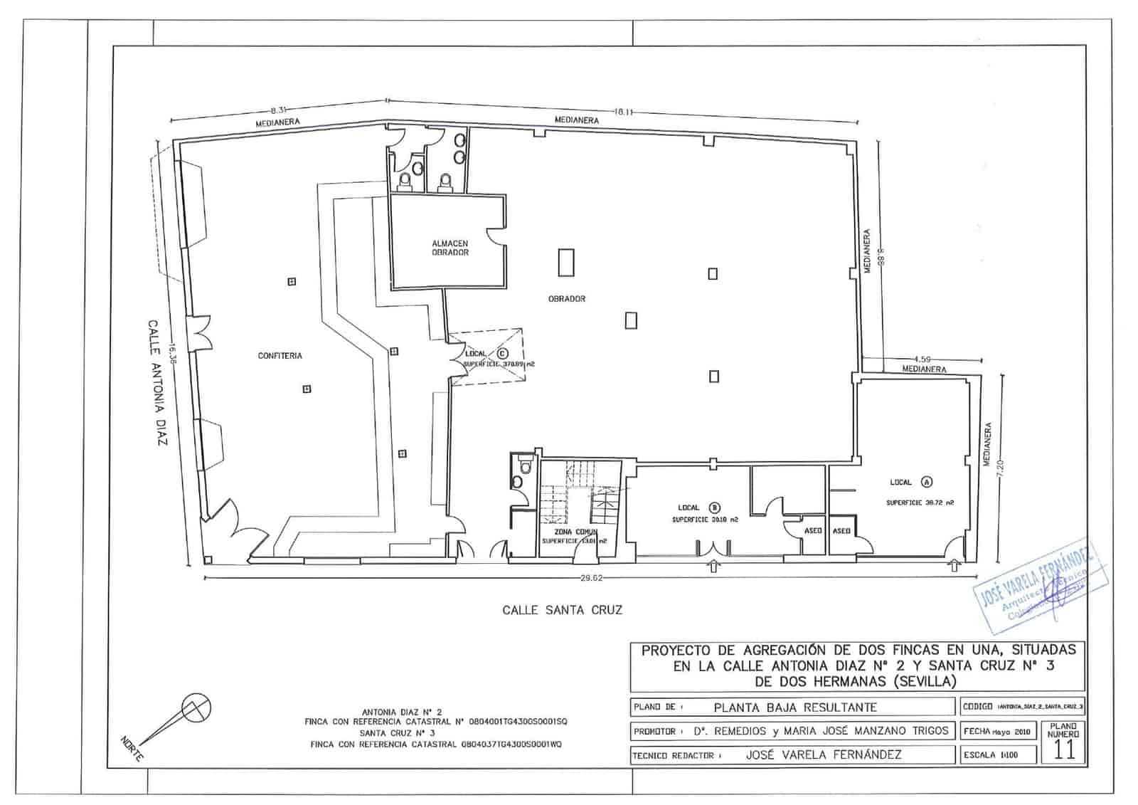 Kaupallinen myytävänä paikassa Dos Hermanas - 700 000 € (Ref: 9625765)