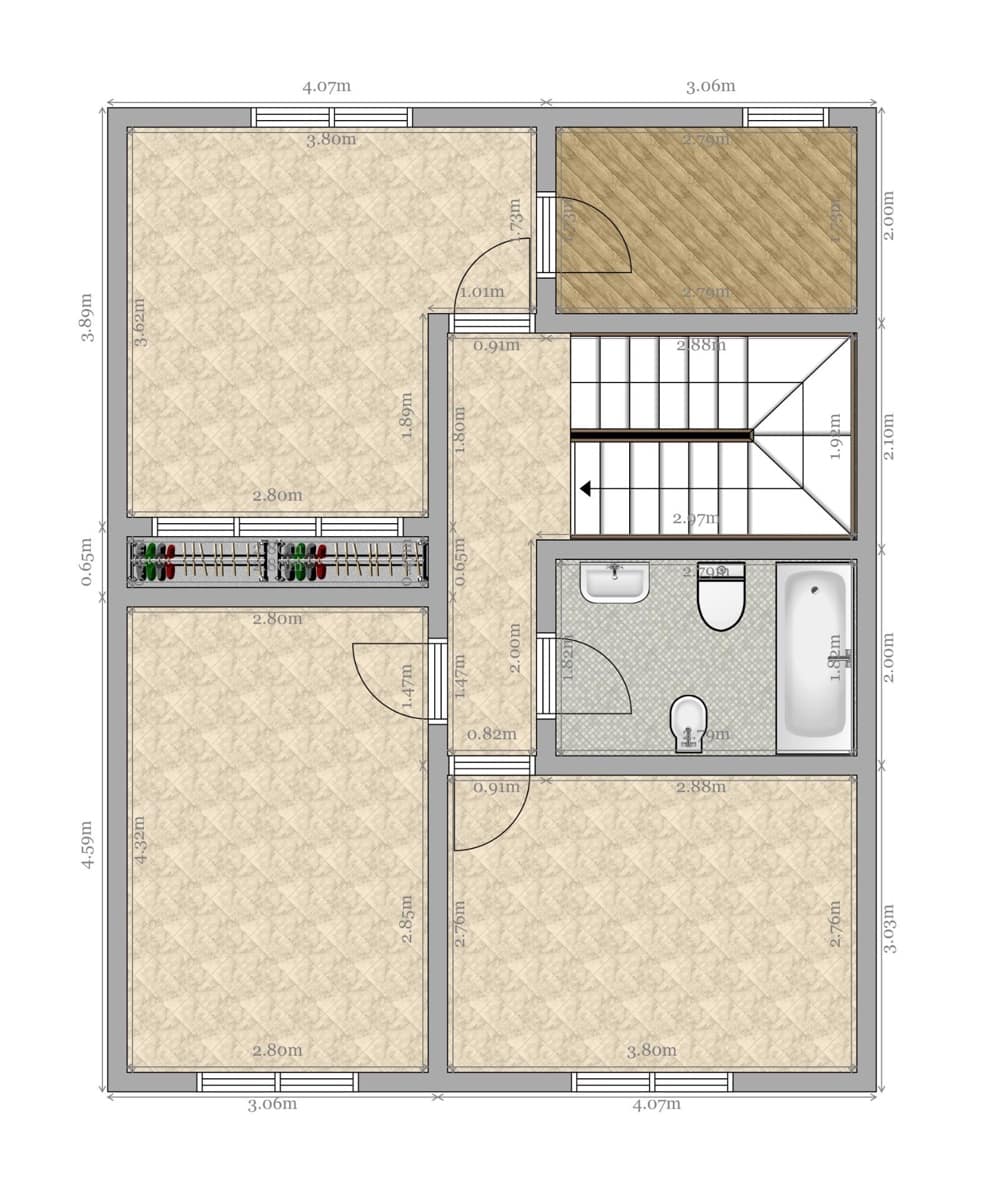 Adosado de 3 habitaciones en Montequinto en venta con piscina - 343.000 € (Ref: 9627628)