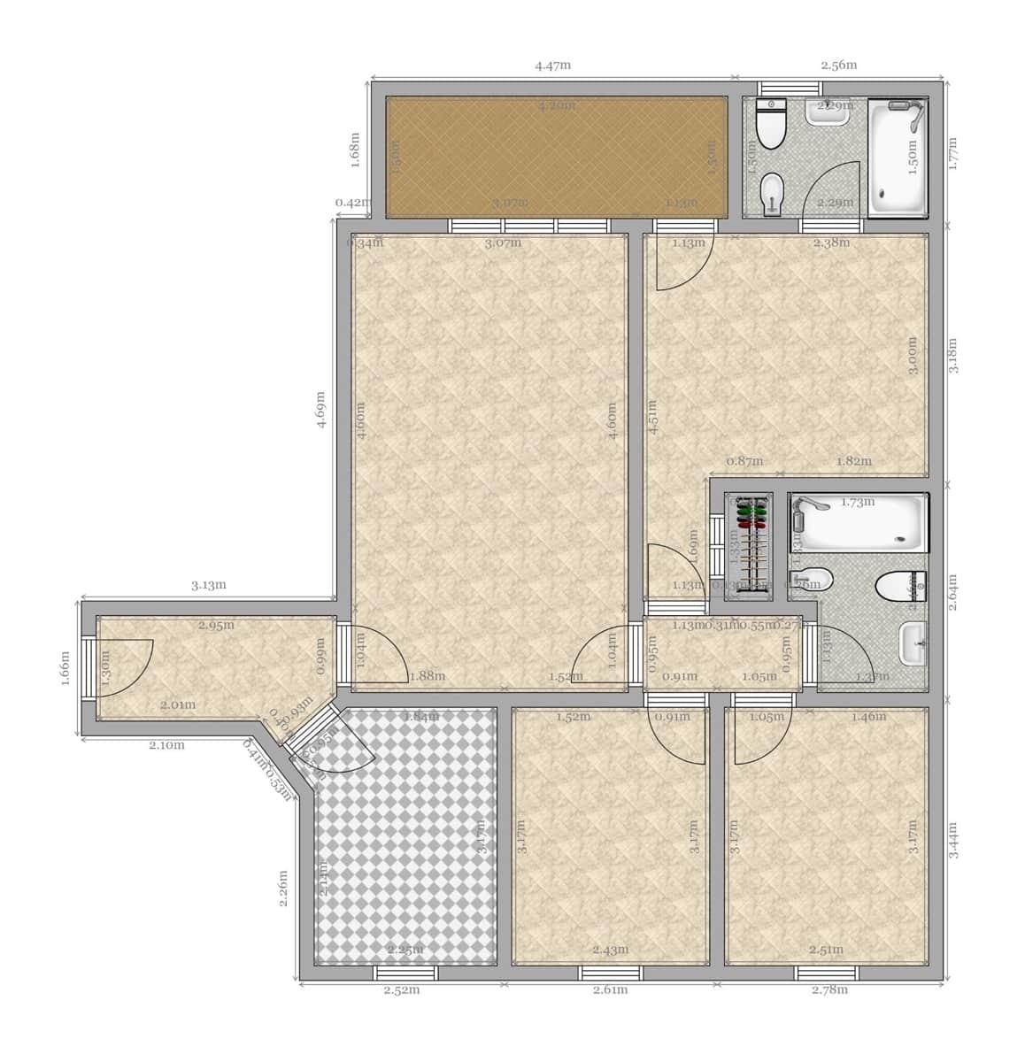 3 bedroom Flat for sale in Seville city with garage - € 250,000 (Ref: 9690673)