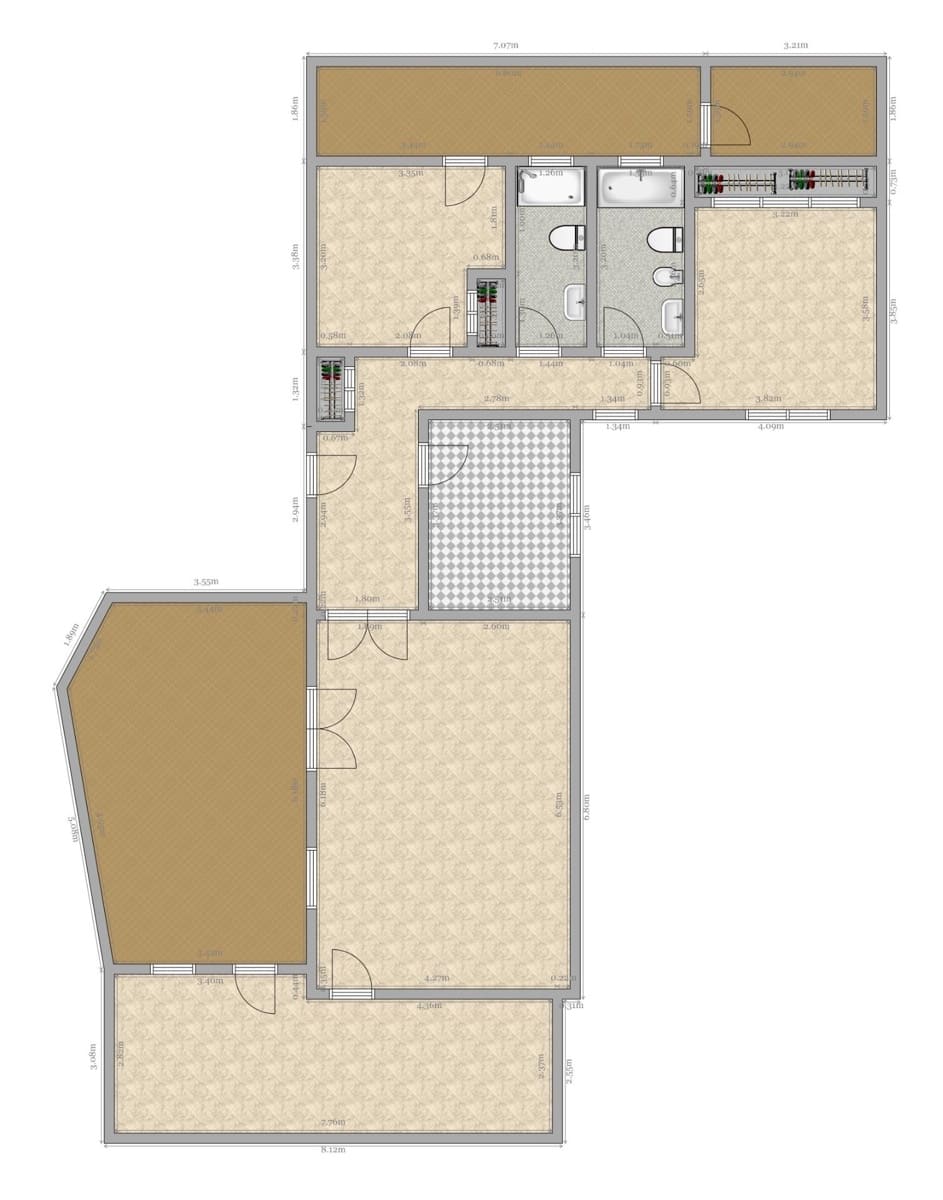 3 sypialnia Mieszkanie na sprzedaż w Miasto Sewilla z garażem - 460 000 € (Ref: 9701702)