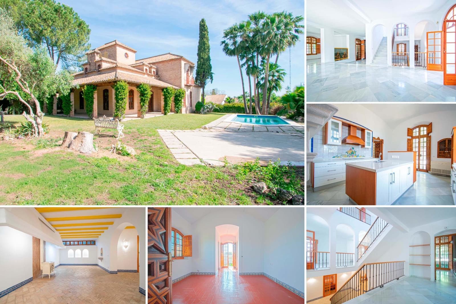 6 sypialnia Willa na sprzedaż w Valencina de la Concepcion z basenem garażem - 1 690 000 € (Ref: 9791122)