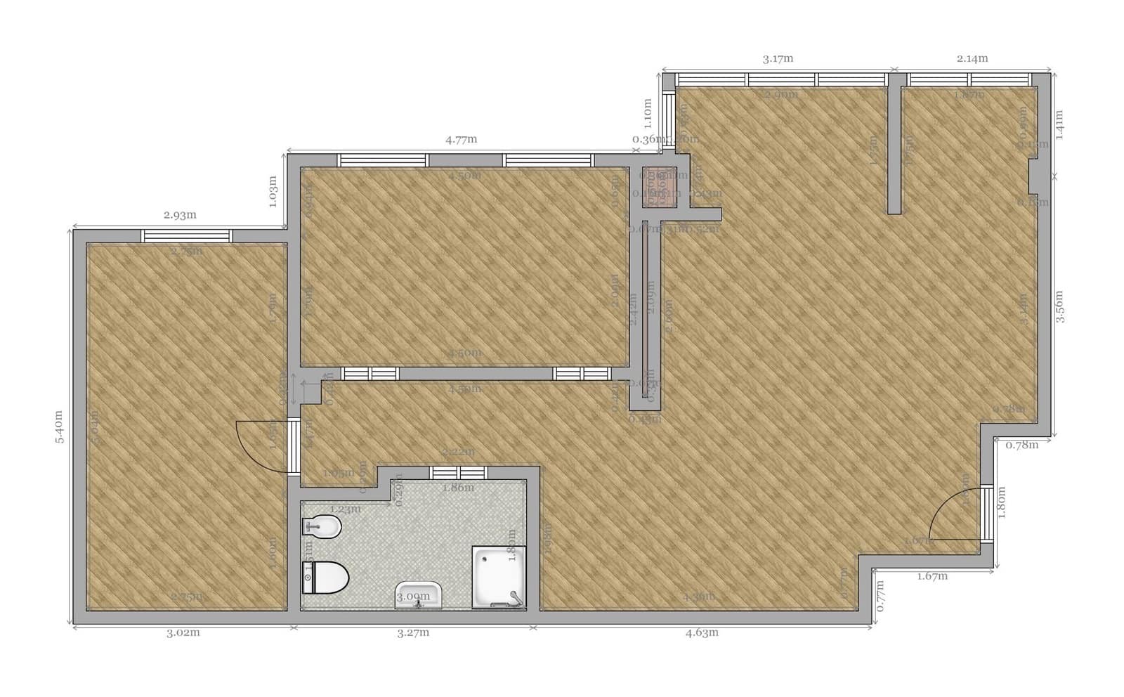3 soverom Leilighet til salgs i Sevilla by - € 238 000 (Ref: 9791124)