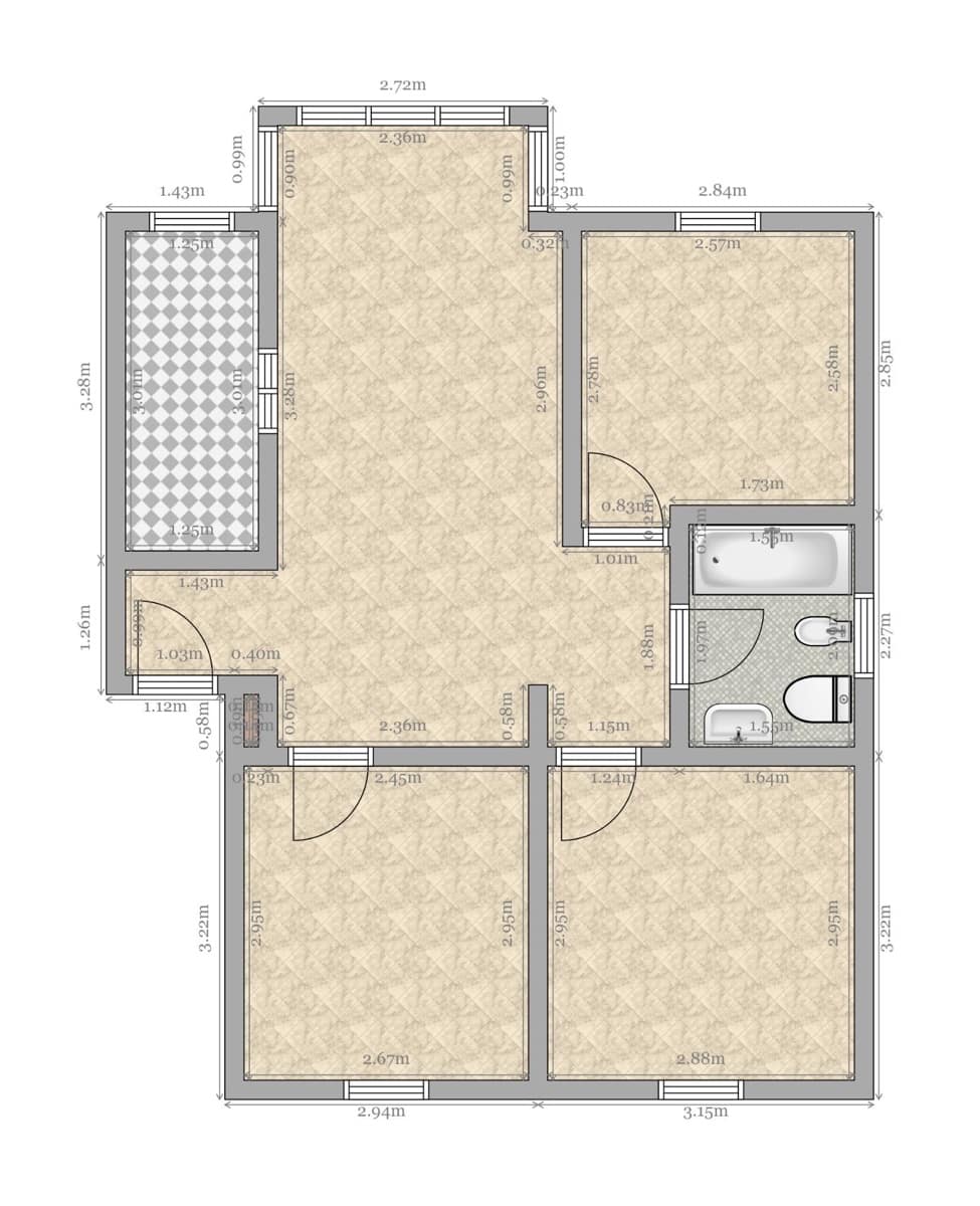 3 bedroom Flat for sale in Seville city - € 165,000 (Ref: 9804370)