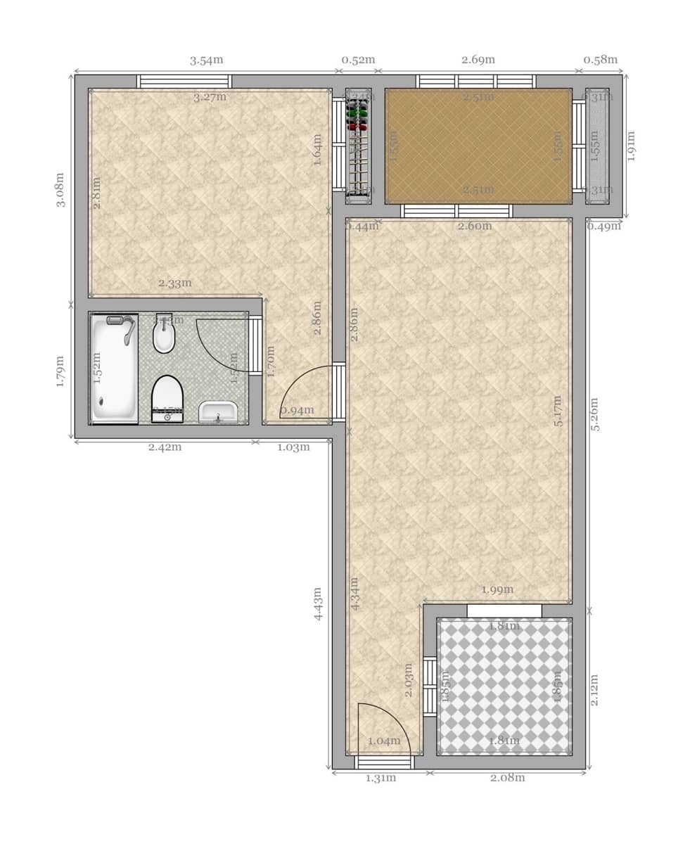 1 Zimmer Wohnung zu verkaufen in Sevilla Stadt mit Pool - 185.000 € (Ref: 9815921)