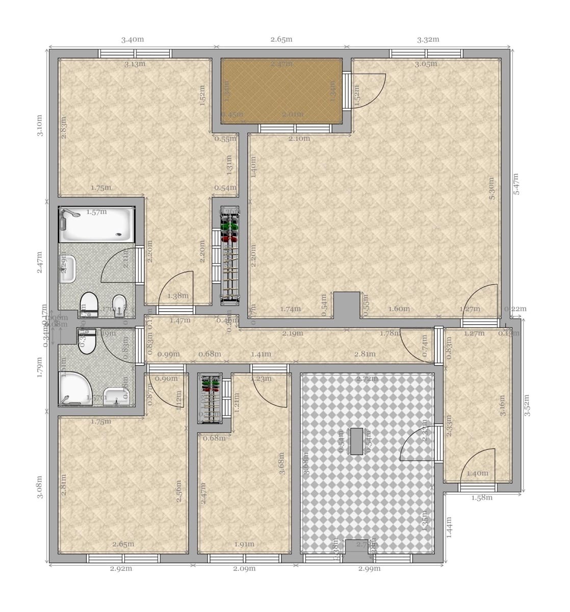 3 slaapkamer Flat te koop in Sevilla stad - € 220.000 (Ref: 9868662)