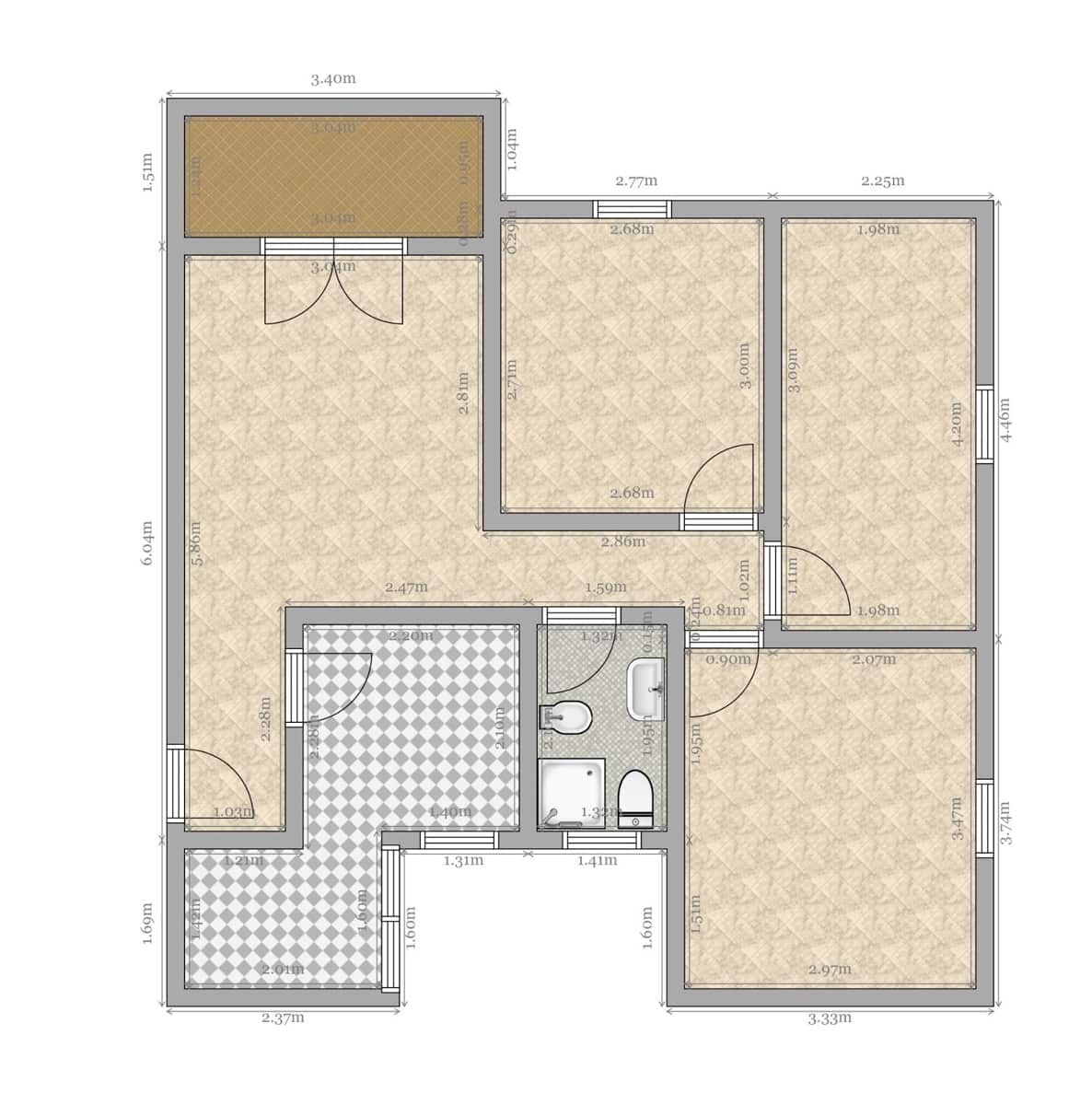 3 chambre Appartement à vendre à Seville ville - 147 000 € (Ref: 9873582)