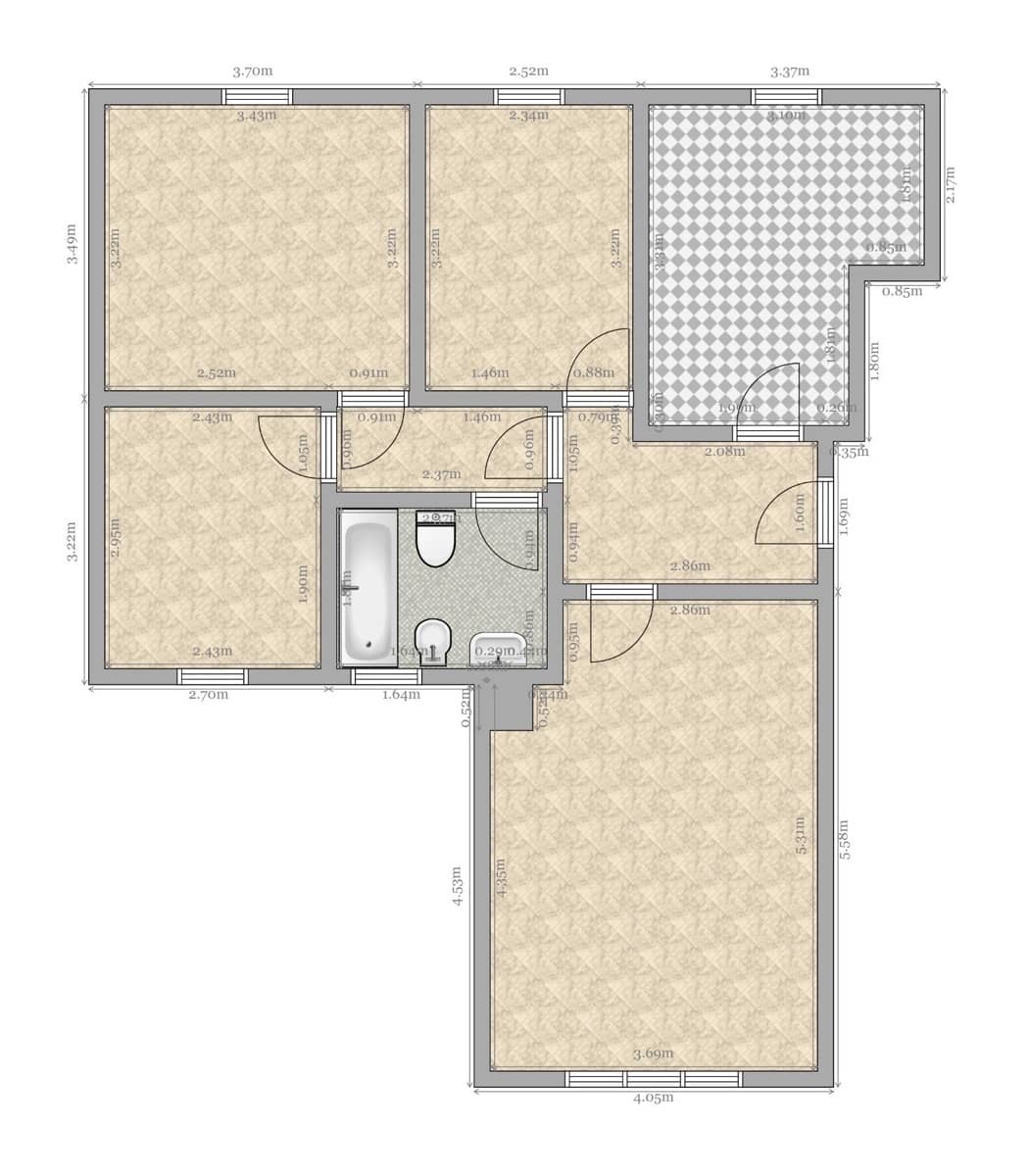 3 chambre Appartement à vendre à Seville ville avec garage - 192 000 € (Ref: 9878928)