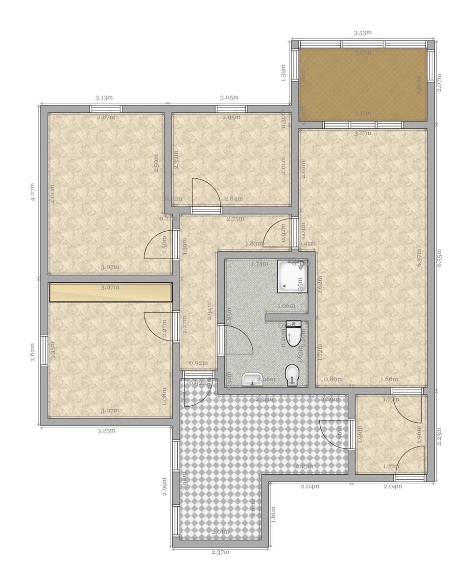 3 Zimmer Wohnung zu verkaufen in Sevilla Stadt - 215.000 € (Ref: 9892436)
