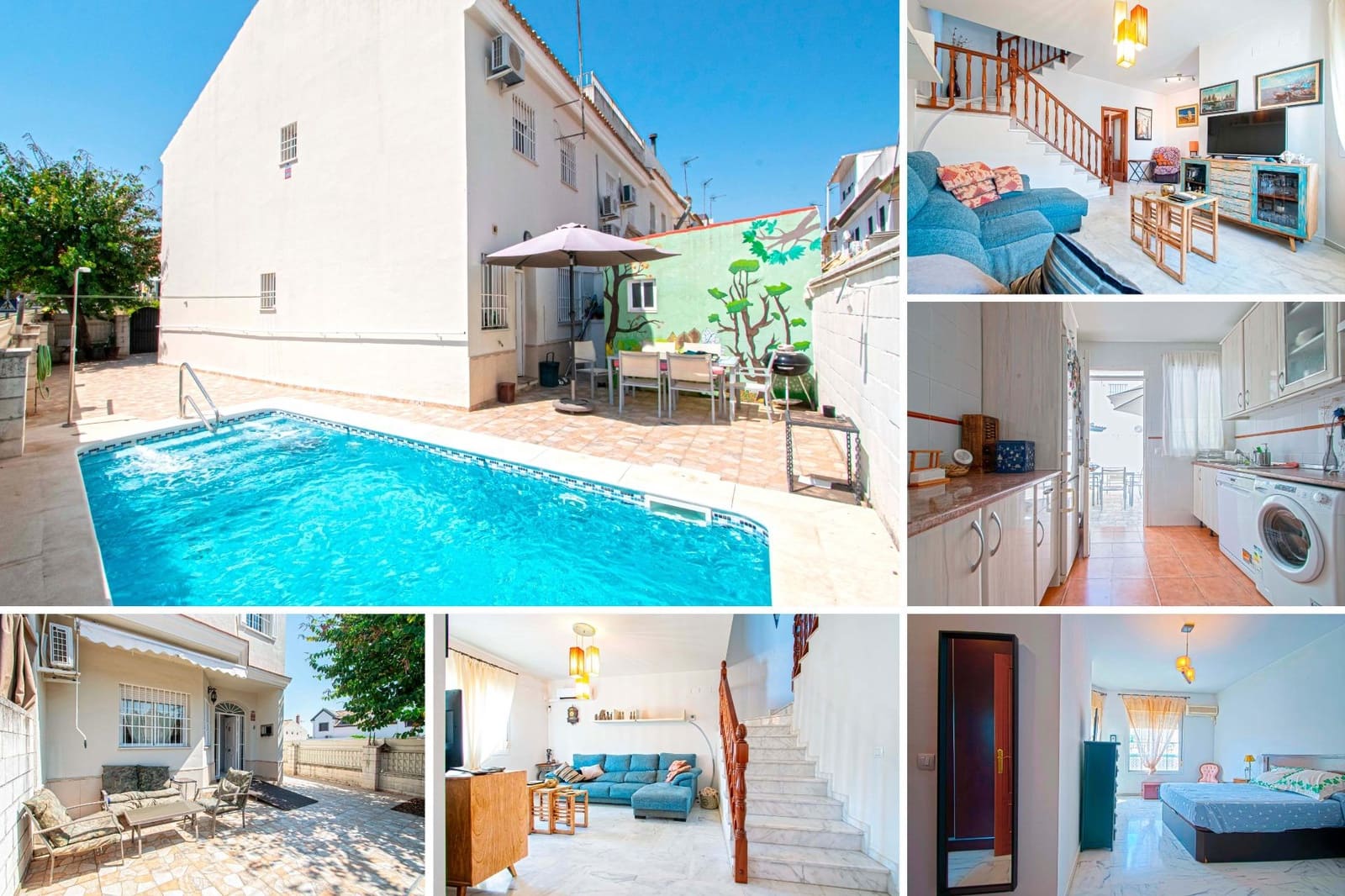 4 slaapkamer Rijtjeshuis te koop in Espartinas met zwembad - € 299.000 (Ref: 9943669)