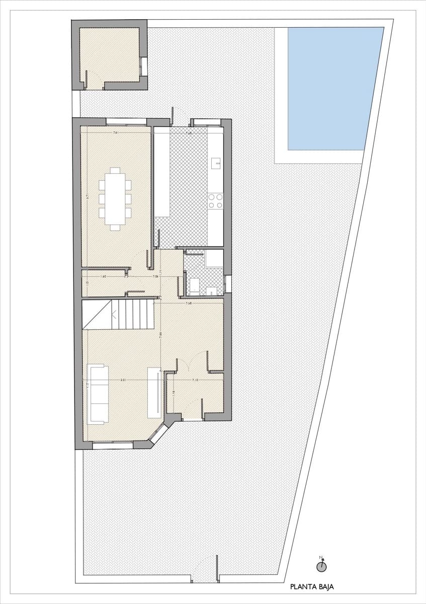 4 slaapkamer Rijtjeshuis te koop in Espartinas met zwembad - € 299.000 (Ref: 9943669)