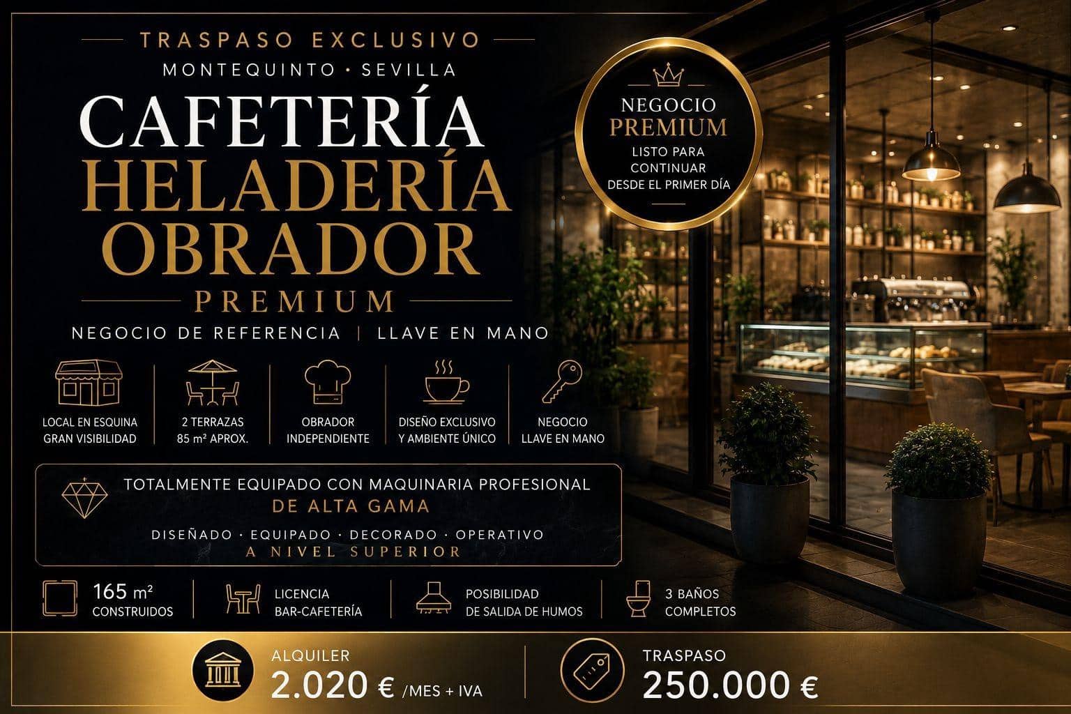 Kaupallinen vuokrattavana paikassa Montequinto - 2 020 € (Ref: 9945776)