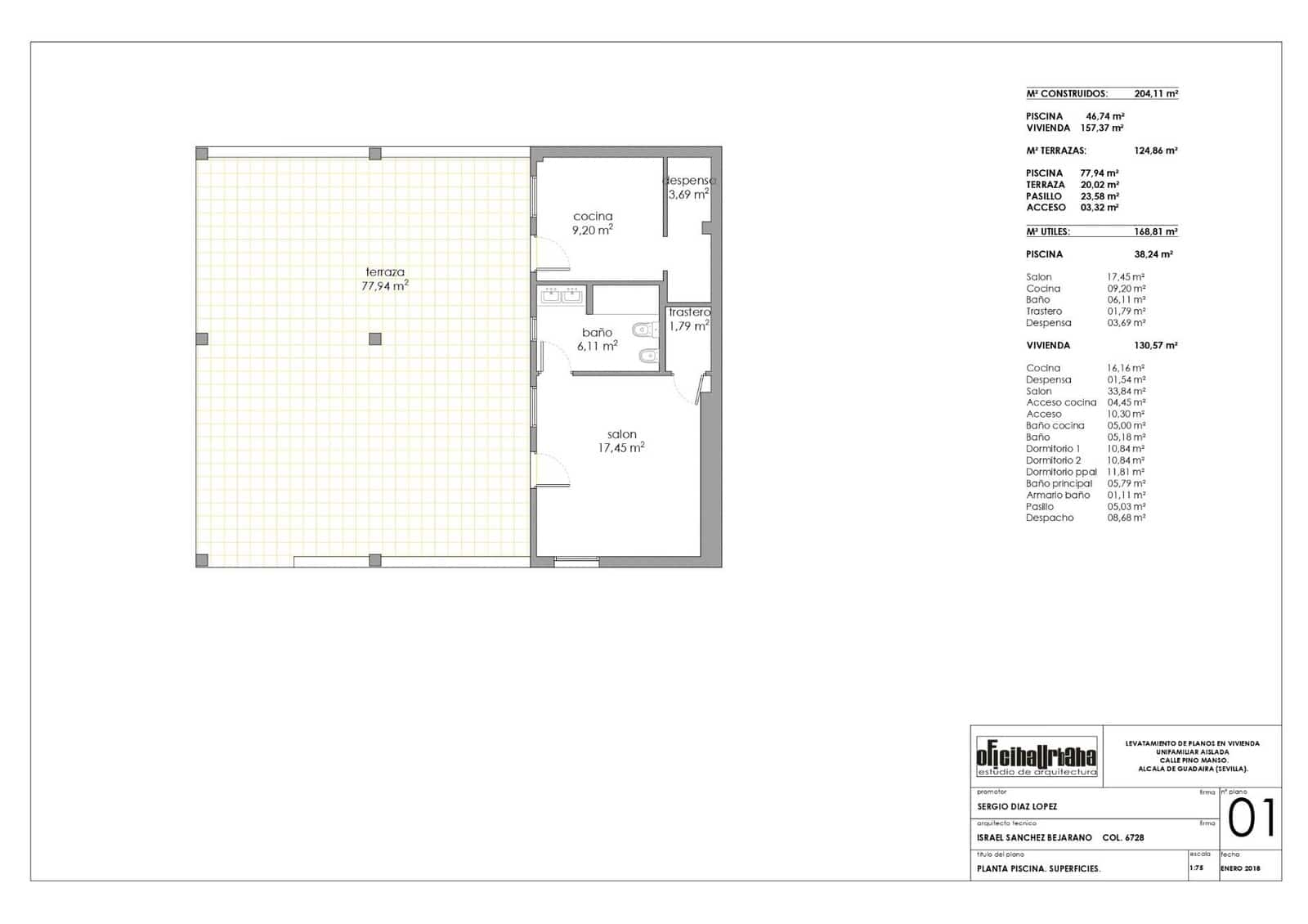5 soverom Villa til salgs i Alcala de Guadaira med svømmebasseng - € 435 000 (Ref: 9978951)