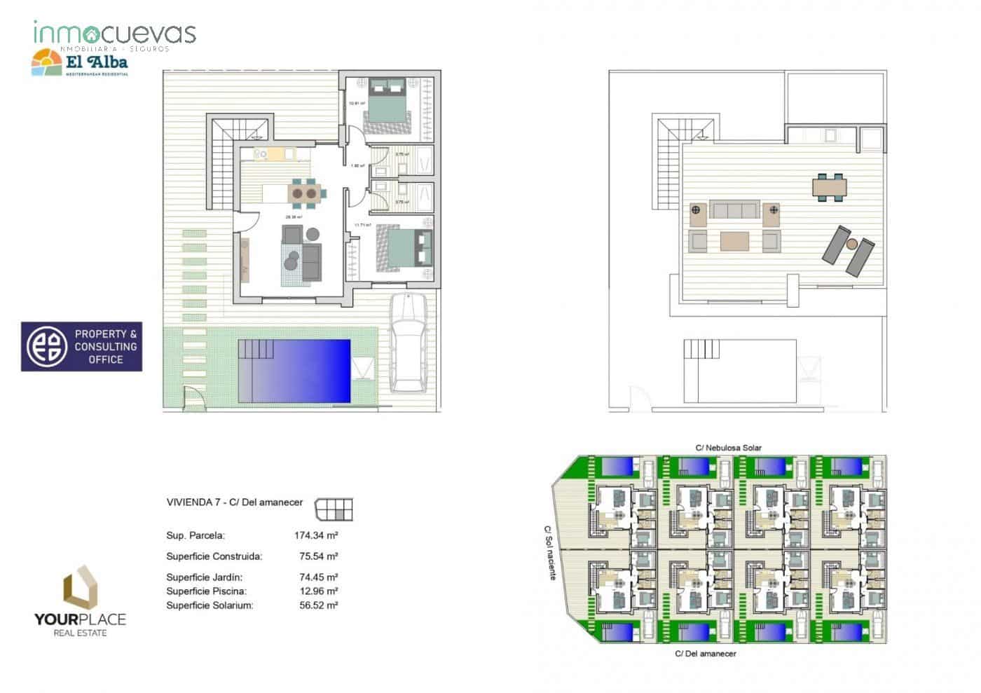 Apartamento de 2 habitaciones en Roldan en venta con piscina - 299.900 € (Ref: 6866964)