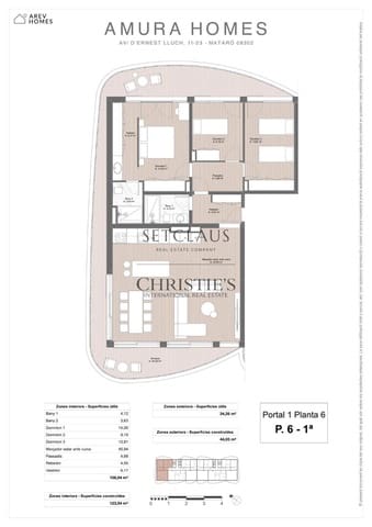 3 slaapkamer Penthouse te koop in Mataró met zwembad - € 1.068.000 (Ref: 10172929)