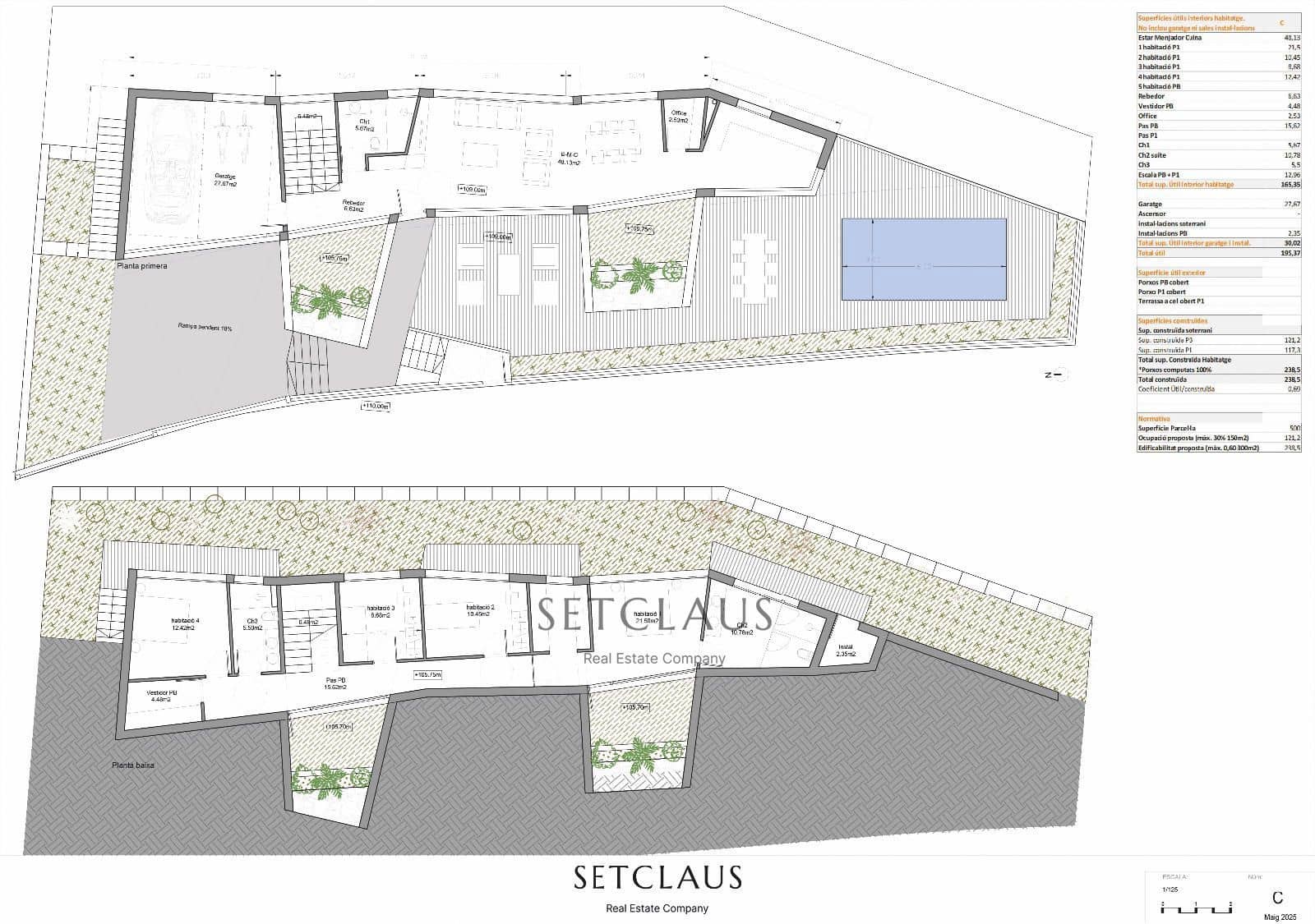4 soveværelse Villa til salg i Premia de Dalt med swimmingpool garage - € 1.200.000 (Ref: 9237852)