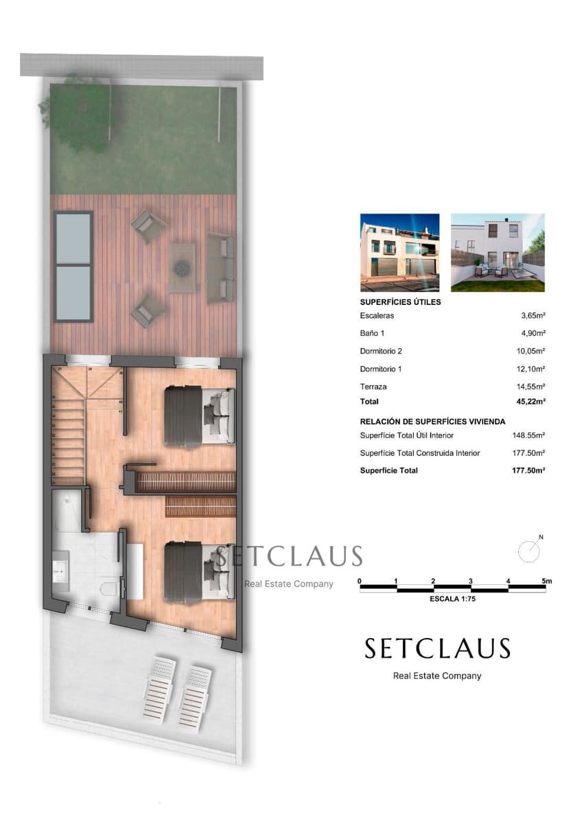 3 bedroom Townhouse for sale in Montgat with pool garage - € 750,000 (Ref: 9282806)