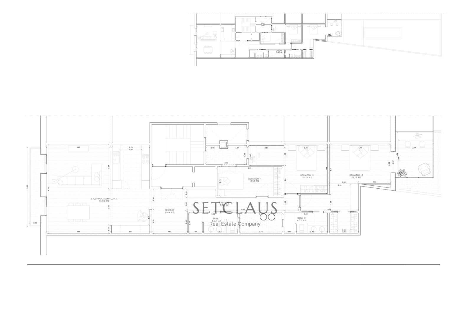 3 makuuhuone Asunto myytävänä paikassa Barcelona kaupunki - 1 660 000 € (Ref: 9400046)