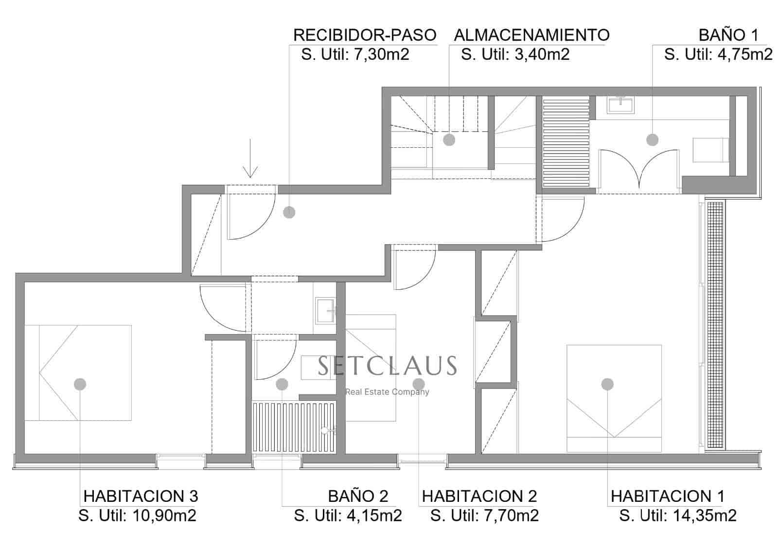 3 bedroom Penthouse for sale in El Masnou with pool garage - € 450,000 (Ref: 9603328)