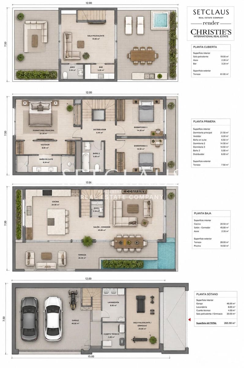 Building Plot for sale in Tiana - € 435,000 (Ref: 9714072)
