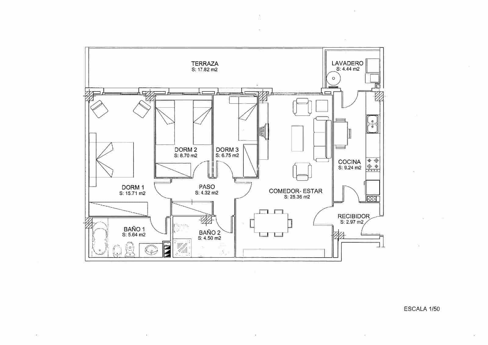 3 camera da letto Appartamento in vendita in Badalona con piscina - 520.000 € (Rif: 9807423)