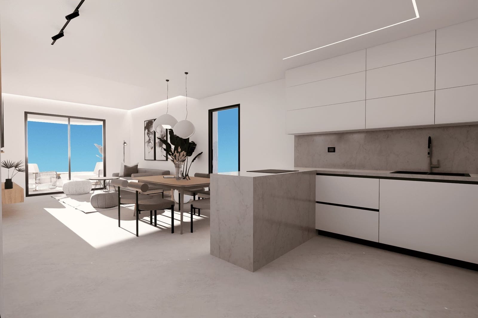 2 chambre Penthouse à vendre à Finestrat avec piscine garage - 389 900 € (Ref: 10026072)