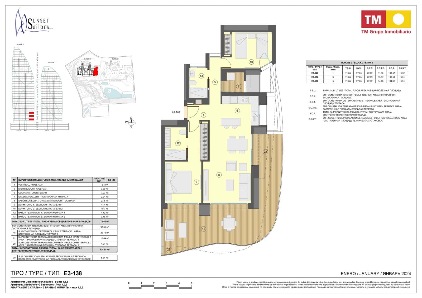 Apartamento de 2 habitaciones en Benidorm en venta con piscina garaje - 798.000 € (Ref: 10026080)